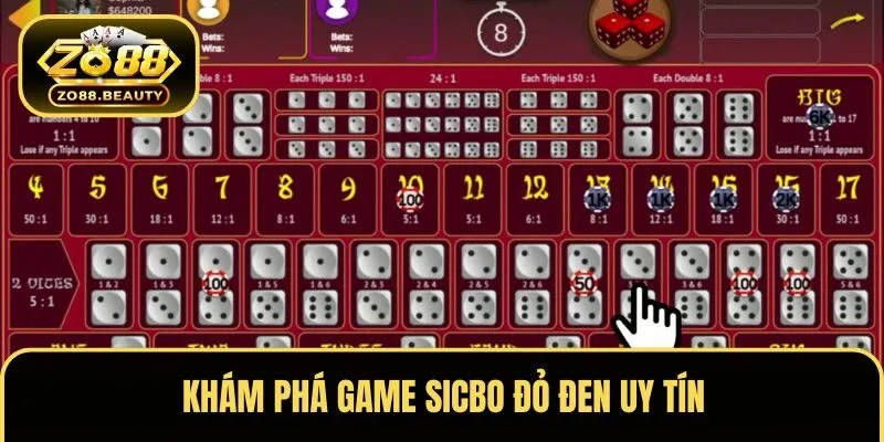 Khám phá game Sicbo đỏ đen uy tín